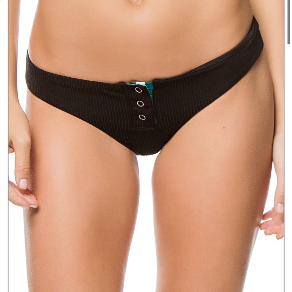 Becca Ribbed Hipster Bikini Bottoms